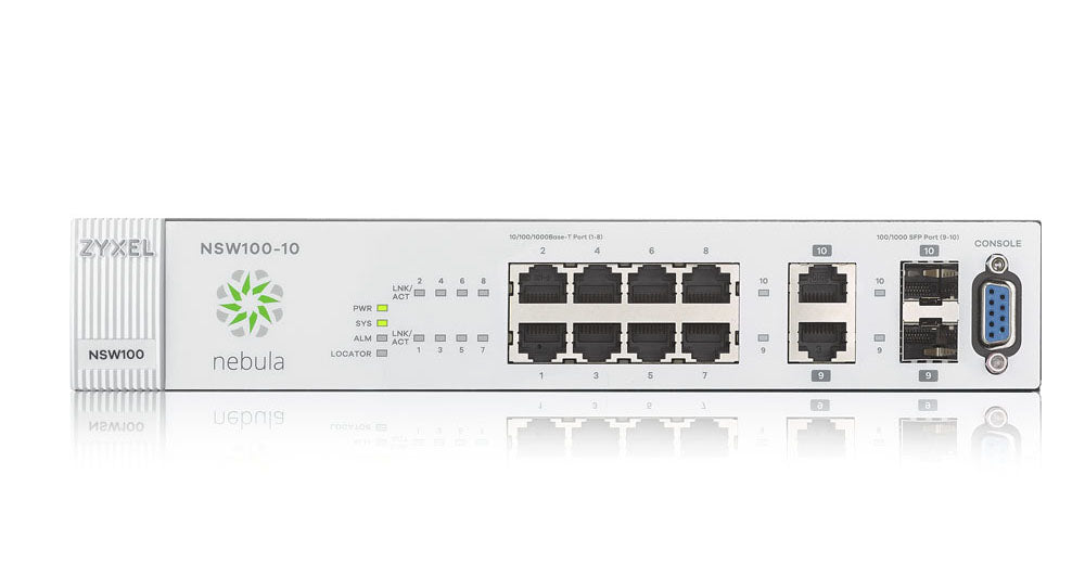 Zyxel NSW100-10 Managed L2 Gigabit Ethernet (10/100/1000) Black