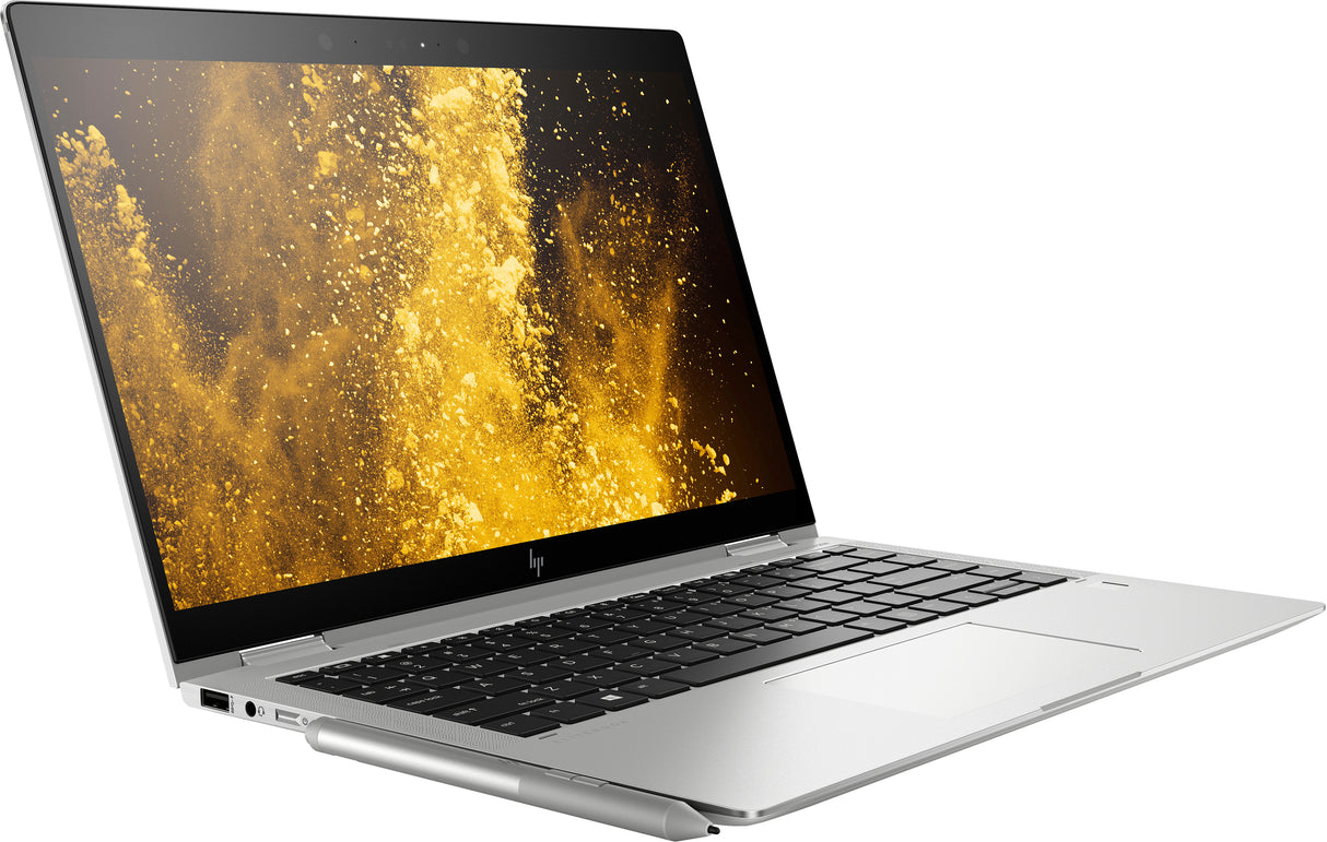 HP EliteBook x360 1040 G5 Intel® Core™ i5 i5-8250U Hybrid (2-in-1) 35.6 cm (14") Touchscreen Full HD 8 GB DDR4-SDRAM 256 GB SSD Wi-Fi 5 (802.11ac) Windows 10 Pro Black, Silver QWERTY
