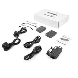 StarTech.com 1 Port Gigabit PoE Injector & Splitter Kit - 60W High Power over Ethernet Injector 100m/12-24V DC Splitter 802.3bt Midspan Single Port Ultra PoE LAN/RJ45 Security/Monitoring