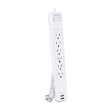 CyberPower CSP606U42A surge protector White 6 AC outlet(s) 125 V 1.8 m