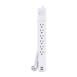 CyberPower CSP606U42A surge protector White 6 AC outlet(s) 125 V 1.8 m
