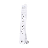 CyberPower CSP606U42A surge protector White 6 AC outlet(s) 125 V 1.8 m