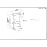Manhattan Trolley Mount Stand for TV & Monitors, For screens 37" to 100", VESA compatibility: all between 200x200 to 800x600mm - check the dimensions of the four mounting holes on back of screen to ensure it fits, Max 150kg, Black, LFD, Stand...