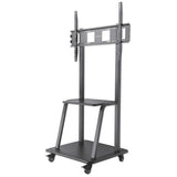 Manhattan Trolley Mount Stand for TV & Monitors, For screens 37" to 100", VESA compatibility: all between 200x200 to 800x600mm - check the dimensions of the four mounting holes on back of screen to ensure it fits, Max 150kg, Black, LFD, Stand...