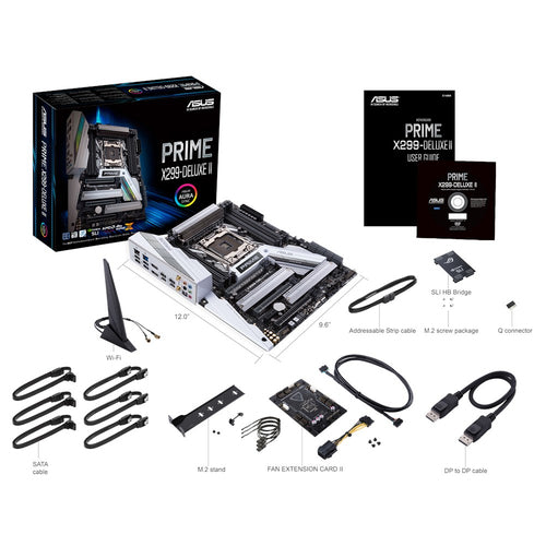 ASUS Prime X299-Deluxe II Intel® X299 LGA 2066 (Socket R4) ATX