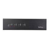 StarTech.com 4 Port Dual Monitor Dual Link DVI KVM Switch 1440p - Dual Screen/View/Display Compact USB KVM Switch w/Integrated USB 3.0 Hub & Audio - Dell HP Apple Lenovo TAA Compliant