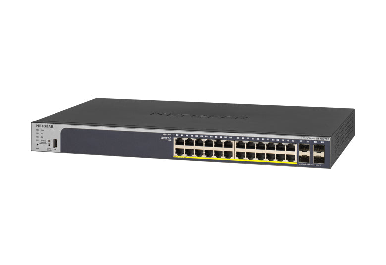 NETGEAR 28-Port PoE Gigabit Ethernet Smart Switch (GS728TP)