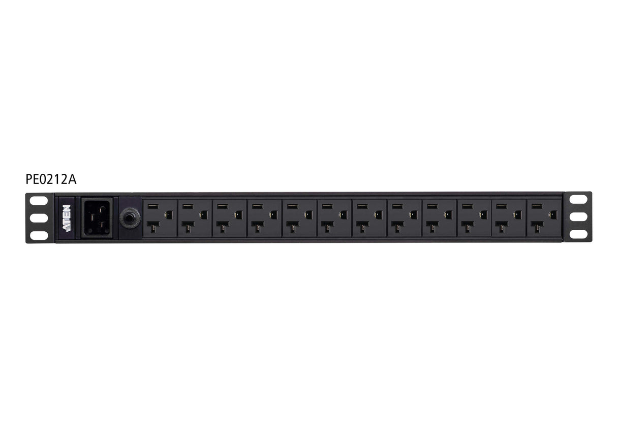 ATEN PE0212A power distribution unit (PDU) 12 AC outlet(s) 1U Black