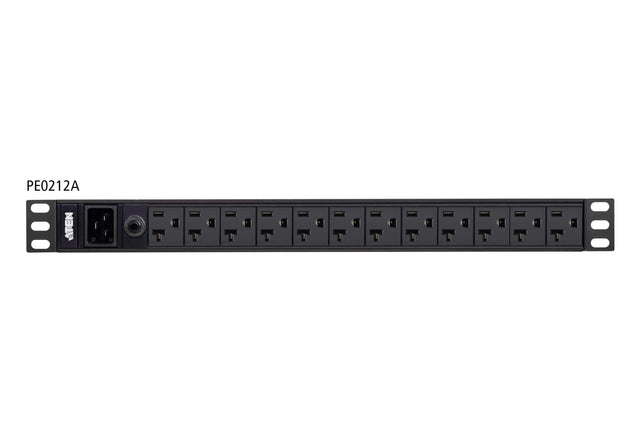 ATEN PE0212A power distribution unit (PDU) 12 AC outlet(s) 1U Black