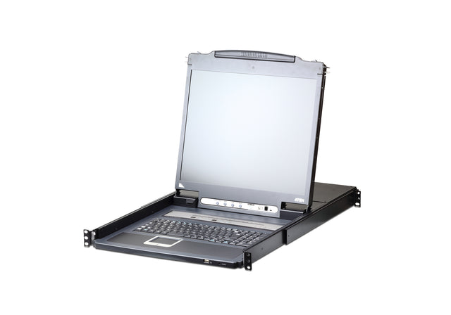 ATEN 16-Port 19" LCD KVM Switch Over IP (USB - PS/2 VGA) with USB Peripheral port