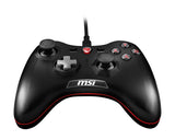 MSI FORCE GC20 Wired Pro Gaming Controller PC and Android 'PC and Android ready, adjustable D-Pad cover, Dual vibration motors, Ergonomic design, detachable cables'