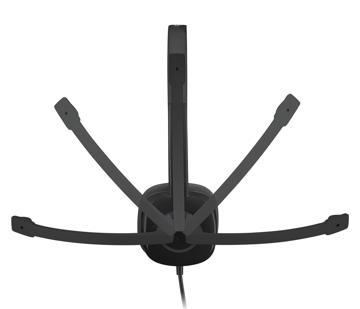 Logitech 981-000587 headphones/headset Wired Head-band Office/Call center Black