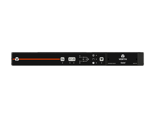 Vertiv Geist AU01X1R0-12CF17-2C20C20A900-D power distribution unit (PDU) 12 AC outlet(s) 0U Black