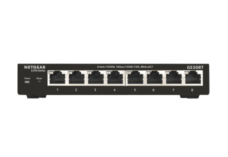NETGEAR 8-Port Gigabit Ethernet Smart Switch (GS308T)