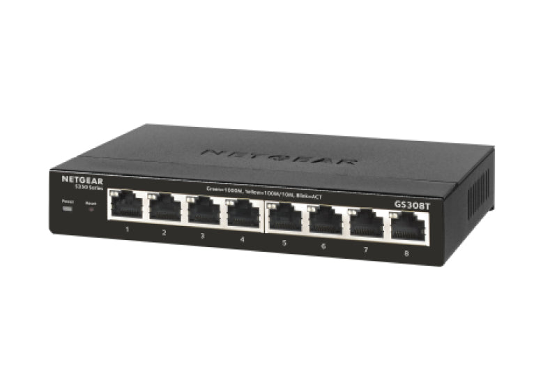 NETGEAR 8-Port Gigabit Ethernet Smart Switch (GS308T)