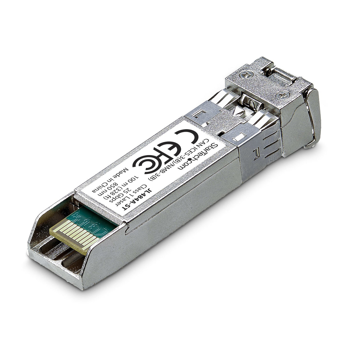 StarTech.com HPE JL484A Compatible SFP28 Module, 25GBase-SR, 25Gbps Multimode Fiber (MMF), 100m (328ft), LC Connector, 850nm, MSA 25 Gigabit Optical Transceiver
