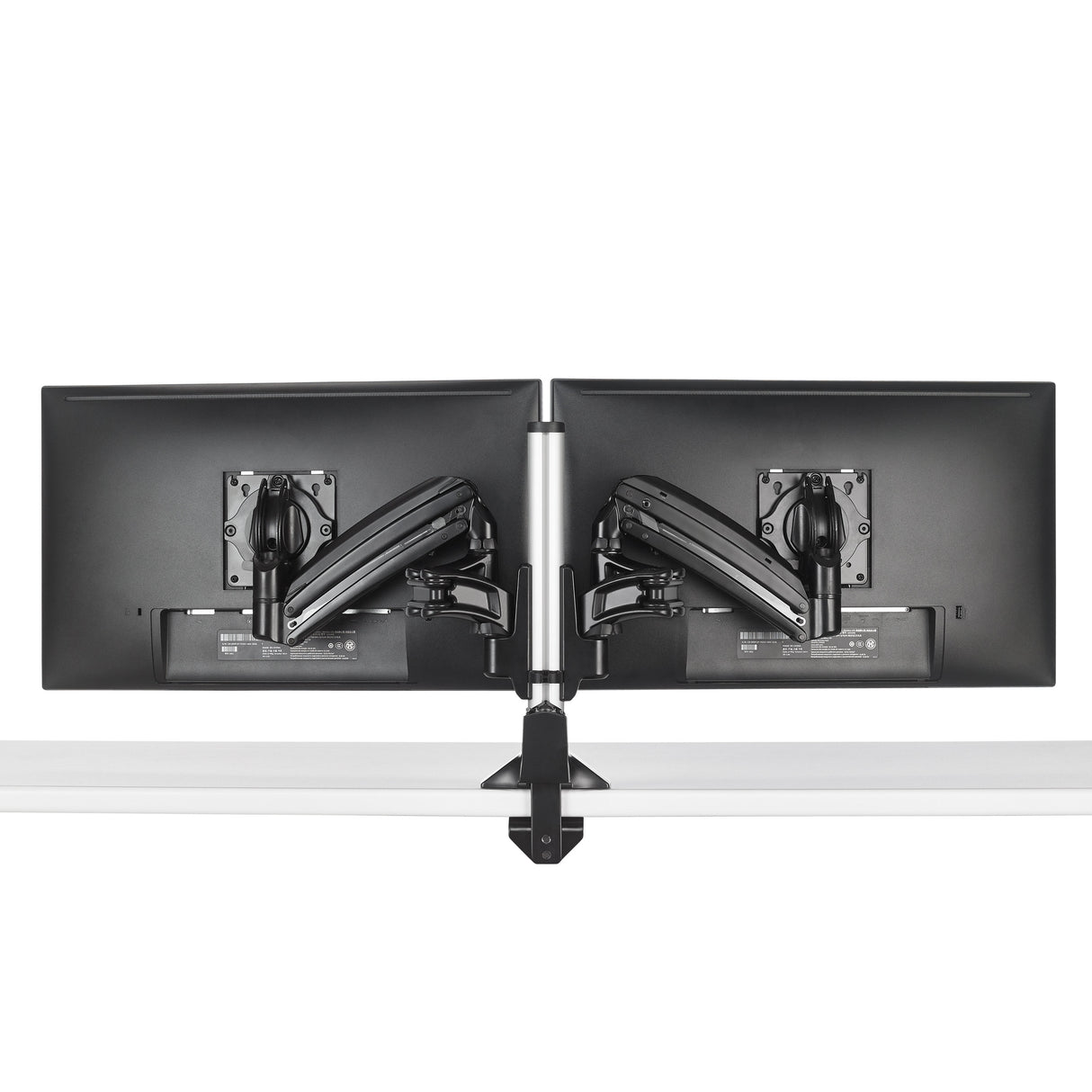 Chief KX Low-Profile Dual Monitor Arm, Column Desk Mount, Black