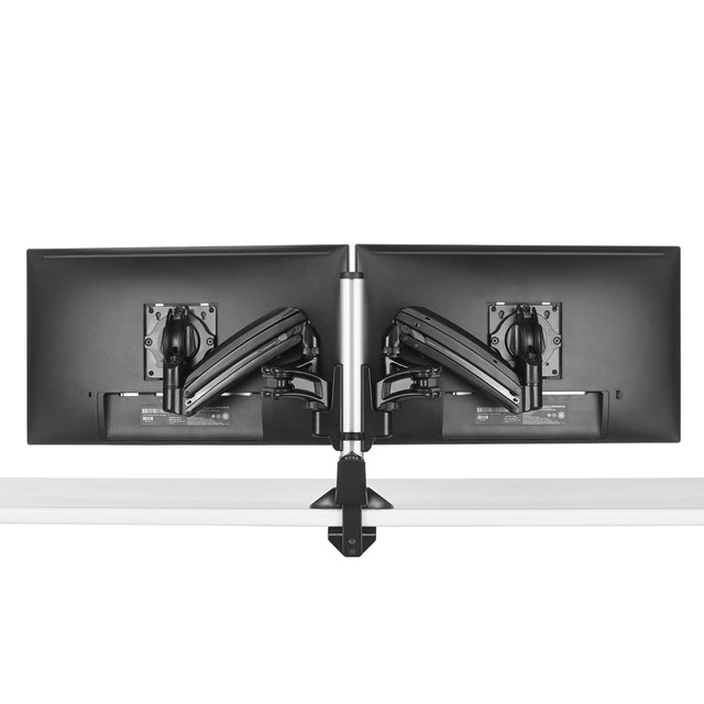 Chief KX Low-Profile Dual Monitor Arm, Column Desk Mount, Black