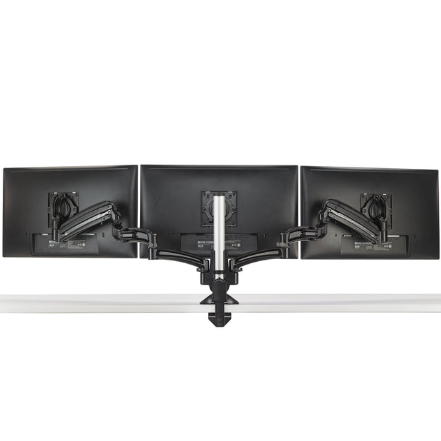 Chief KX Low-Profile Triple Monitor Arms, Column Desk Mount, Black