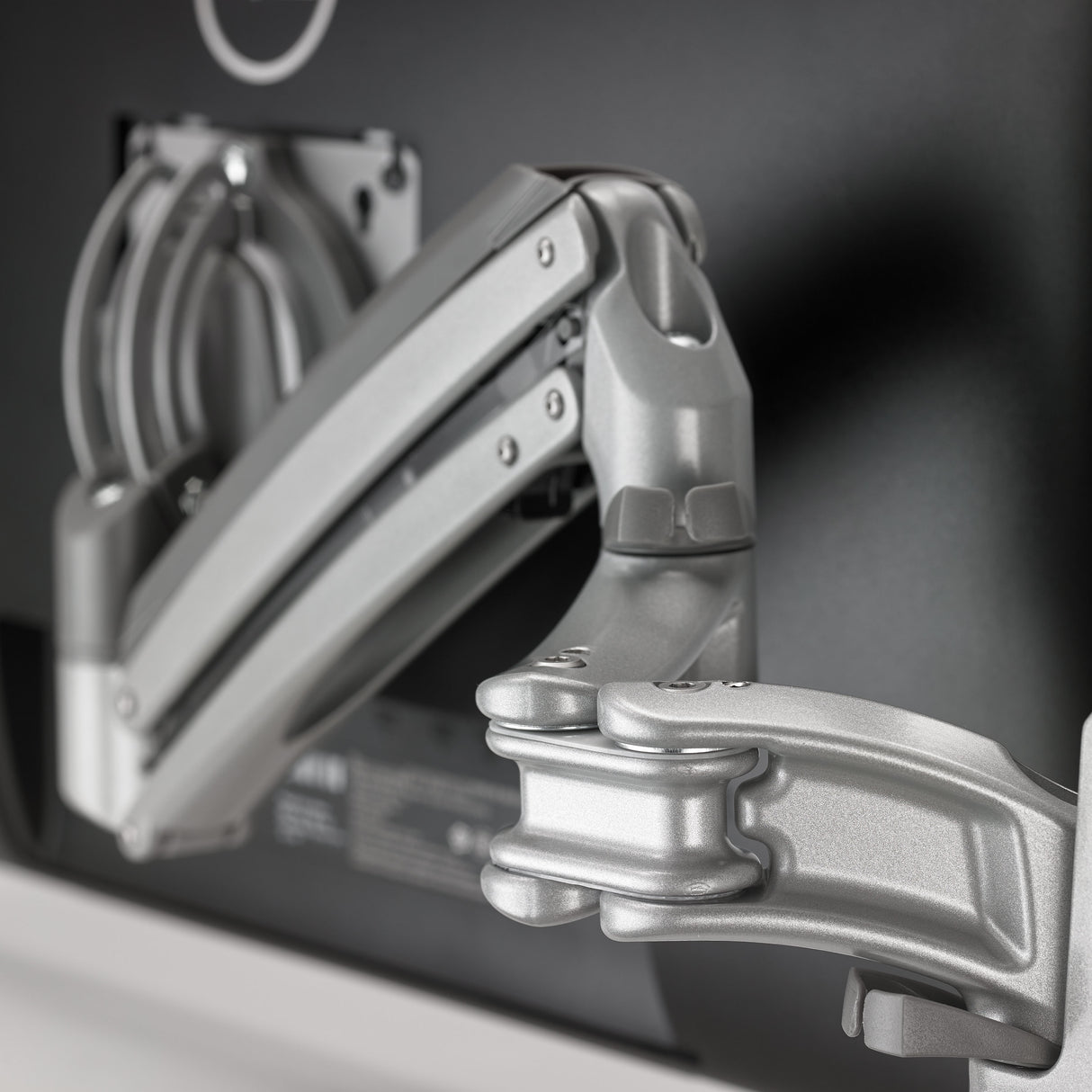 Chief KX Low-Profile Dual Monitor Arms, Desk Mount, Silver