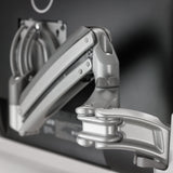 Chief KX Low-Profile Dual Monitor Arms, Desk Mount, Silver