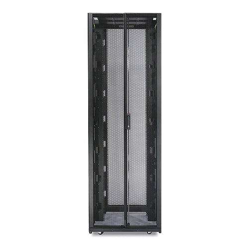 APC NetShelter SX, Server Rack Enclosure, 45U, Shock Packaging, 2000 lbs, Black, 2124H x 750W x 1070D mm