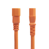StarTech.com 6ft (1.8m) Heavy Duty PDU Power Cord, C14 to C15, 15A 250V, 14AWG, Orange PDU Power Cable, C14 to C15 Heavy Gauge AC Power Cord, TAA Compliant, UL Listed