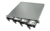 QNAP TS-983XU-RP NAS Rack (1U) Intel® Xeon® E-2124 8 GB DDR4 0 TB QNAP Turbo System Aluminium, Black
