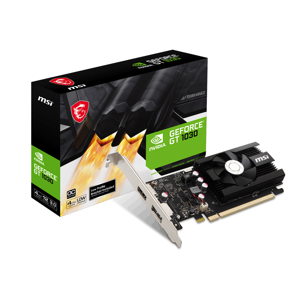 MSI GeForce GT 1030 4GD4 LP OC NVIDIA 4 GB GDDR4