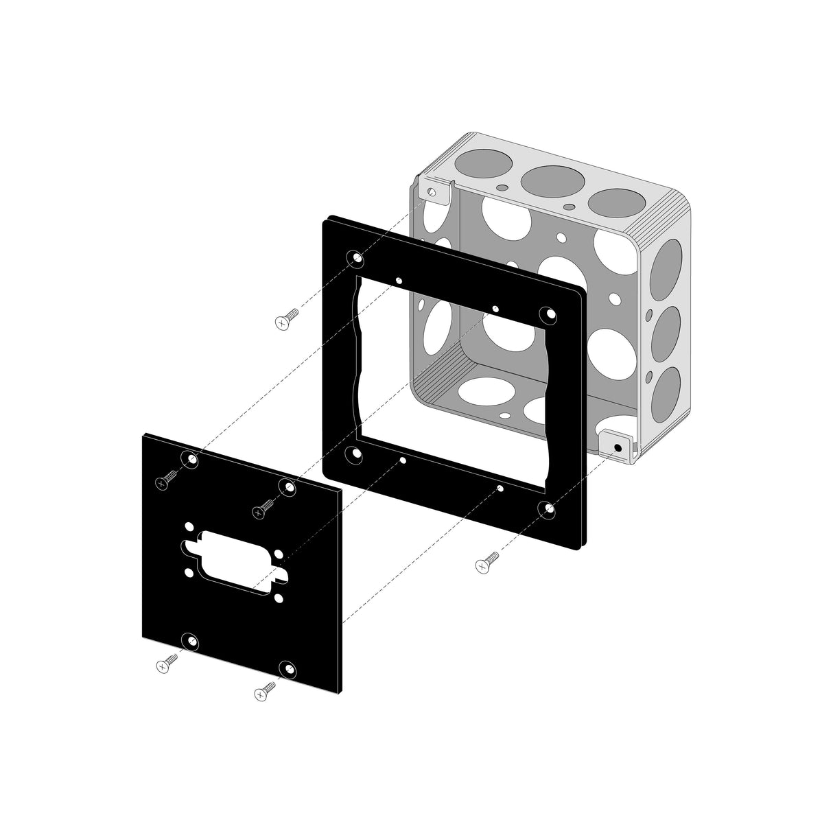 Middle Atlantic UCP Adapter 1900 Electrical Box