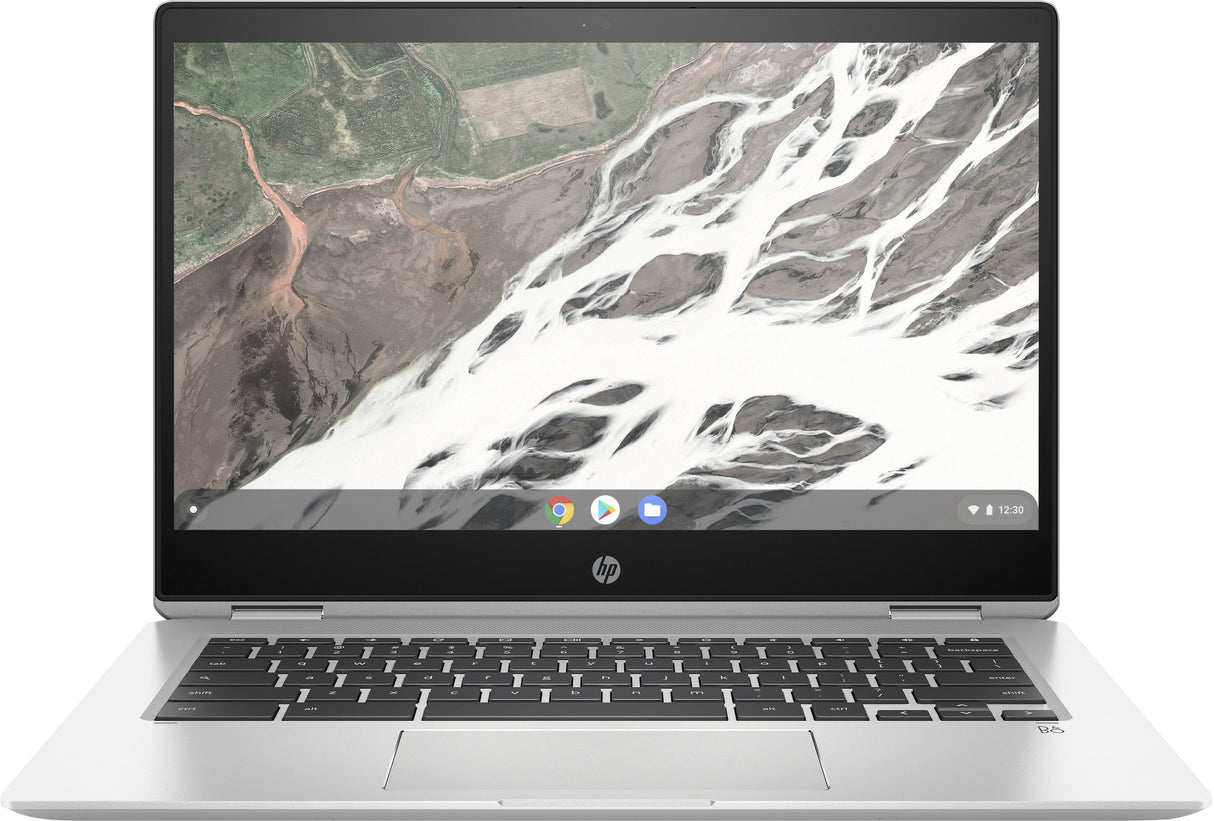 HP Chromebook x360 14 G1 Intel® Core™ i7 i7-8650U 35.6 cm (14") Touchscreen Full HD 16 GB DDR4-SDRAM 64 GB eMMC Wi-Fi 5 (802.11ac) ChromeOS Silver