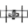 StarTech.com Full Motion TV Wall Mount - Heavy Duty Articulating TV Wall Mount Bracket for 32" to 75" (165lb/75kg) VESA Display - Universal Adjustable Tilt/Swivel Flat Screen Arm - Silver - TAA
