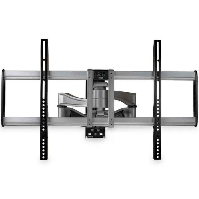StarTech.com Full Motion TV Wall Mount - Heavy Duty Articulating TV Wall Mount Bracket for 32" to 75" (165lb/75kg) VESA Display - Universal Adjustable Tilt/Swivel Flat Screen Arm - Silver - TAA