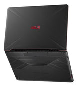 ASUS TUF Gaming FX705GD-DH71-CA laptop Intel® Core™ i7 i7-8750H 43.9 cm (17.3") Full HD 8 GB DDR4-SDRAM 1.12 TB HDD+SSD NVIDIA® GeForce® GTX 1050 Wi-Fi 5 (802.11ac) Windows 10 Black