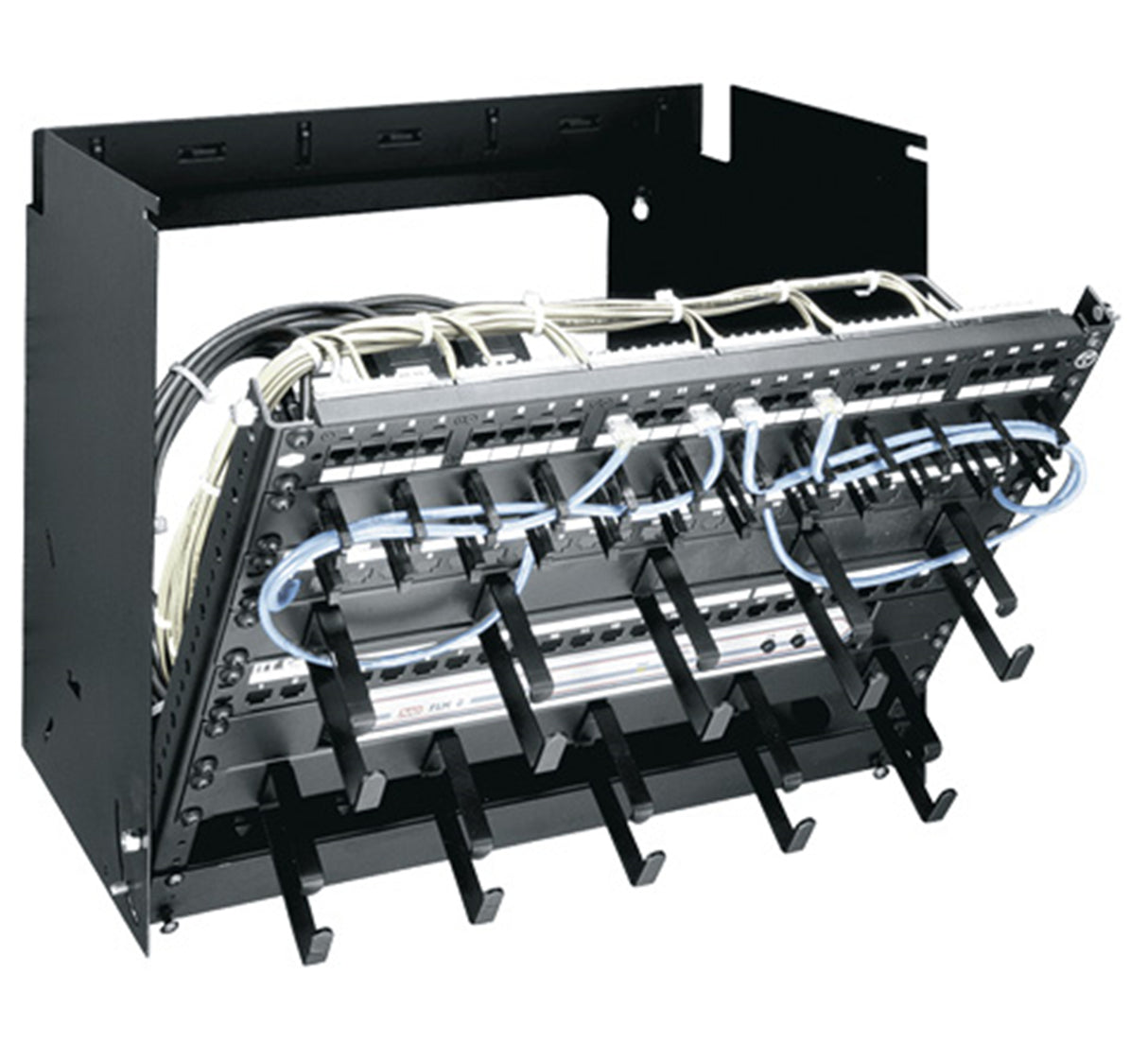 Middle Atlantic PPM-8-12 rack cabinet 8U Wall mounted rack Black