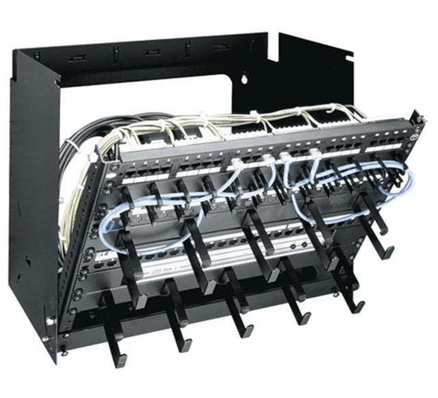 Middle Atlantic PPM-8-12 rack cabinet 8U Wall mounted rack Black