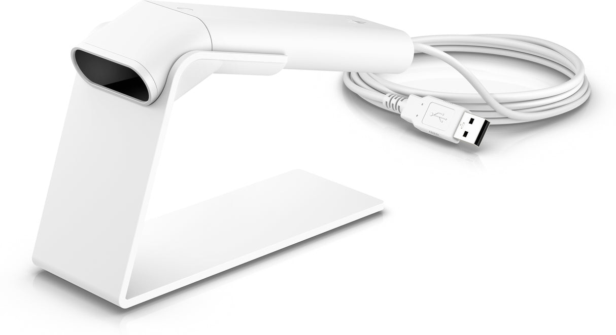 HP Engage One Prime White Barcode Scanner Handheld bar code reader 2D LED