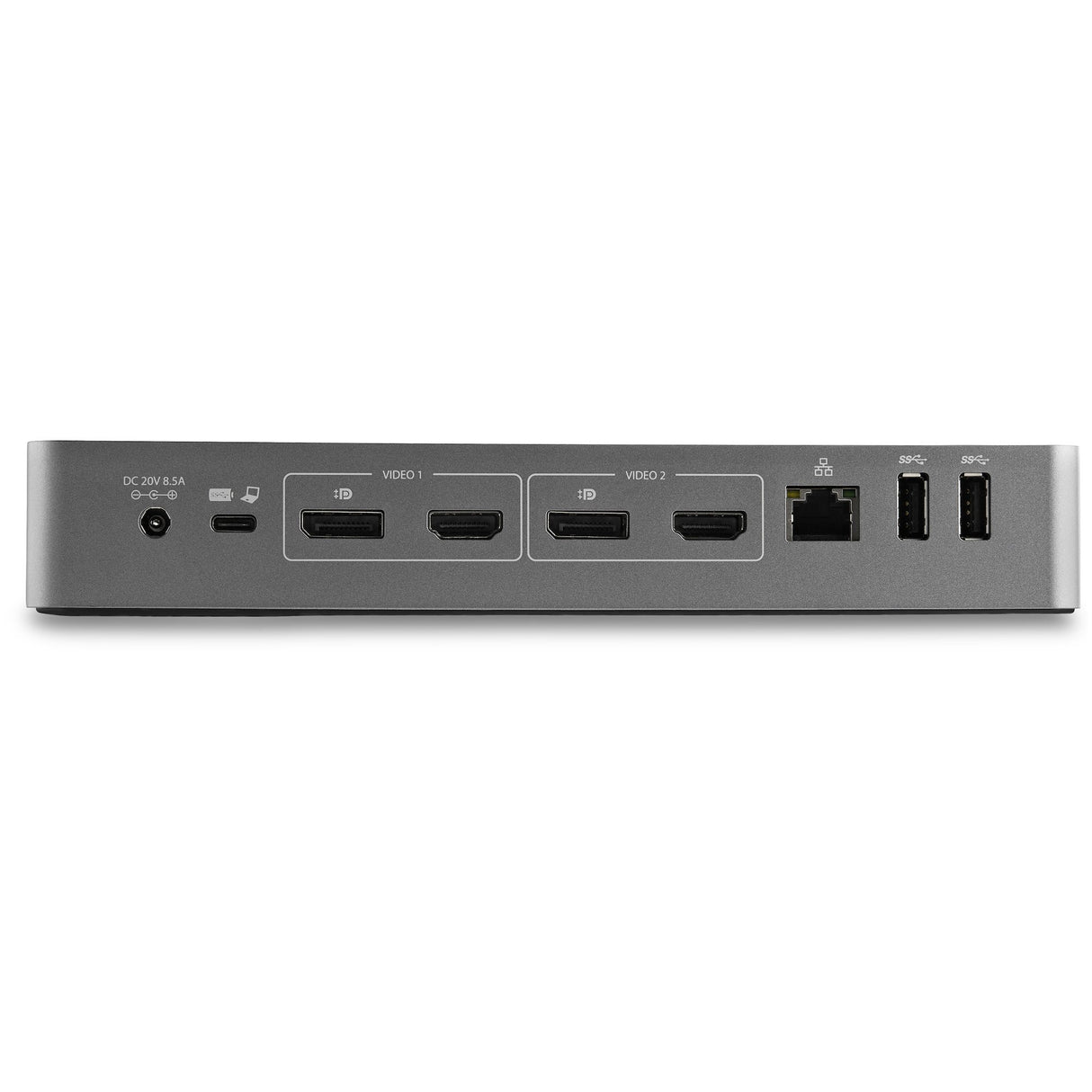 StarTech.com Universal Laptop Docking Station, Hybrid USB-C & USB-A Dock, Dual 4K DP & HDMI, 100W PD, Mac / Windows / Chrome OS, 4x USB 5Gbps Hub, GbE