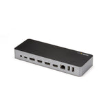 StarTech.com Universal Laptop Docking Station, Hybrid USB-C & USB-A Dock, Dual 4K DP & HDMI, 60W PD, Mac / Windows / Chrome OS, 4x USB 5Gbps Hub, GbE