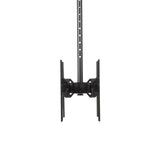 StarTech.com Dual TV Ceiling Mount - Back-to-Back Heavy Duty Hanging Dual Screen Mount with Adjustable Telescopic Pole - Tilt/Swivel/Rotate - VESA Bracket for 32”-75" Displays