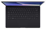 ASUS Zenbook S UX391FA-XH74T laptop Intel® Core™ i7 i7-8565U 33.8 cm (13.3") Touchscreen 4K Ultra HD 16 GB LPDDR3-SDRAM 512 GB SSD Wi-Fi 5 (802.11ac) Windows 10 Blue