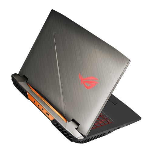 ASUS ROG G703GX-XS71 Intel® Core™ i7 i7-8750H Laptop 43.9 cm (17.3") Full HD 16 GB DDR4-SDRAM 1.51 TB Hybrid-HDD+SSD NVIDIA® GeForce RTX™ 2080 Wi-Fi 5 (802.11ac) Windows 10 Pro Black, Orange