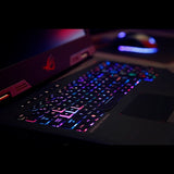 ASUS ROG G703GX-XS71 Intel® Core™ i7 i7-8750H Laptop 43.9 cm (17.3") Full HD 16 GB DDR4-SDRAM 1.51 TB Hybrid-HDD+SSD NVIDIA® GeForce RTX™ 2080 Wi-Fi 5 (802.11ac) Windows 10 Pro Black, Orange