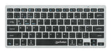 Manhattan Ultra Slim Dual-Mode Wireless Keyboard, German Quertz layout, Bluetooth (v3.0) and Wireless (2.4GHz), 78 low profile scissor keys, Auto Power Management, Range 10m, USB-A Micro Receiver, AAA Battery (included), Windows and Mac, Three Year...