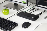 Plugable Technologies UD-3900H laptop dock/port replicator Docking USB 3.2 Gen 1 (3.1 Gen 1) Type-A Black