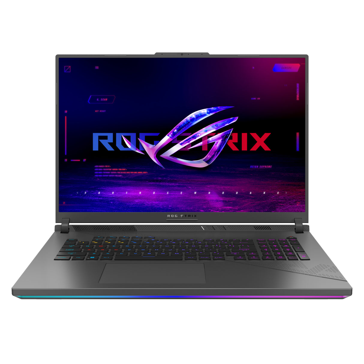 ASUS ROG Strix G18 G814PM-DB96-CA AMD Ryzen™ 9 8940HX Laptop 45.7 cm (18") WQXGA 32 GB DDR5-SDRAM 1 TB SSD NVIDIA GeForce RTX 5060 Wi-Fi 6E (802.11ax) Windows 11 Home Grey