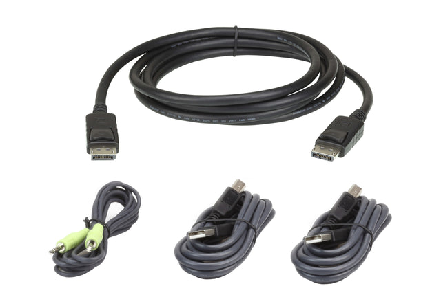 ATEN DisplayPort Secure KVM; 3M USB DisplayPort