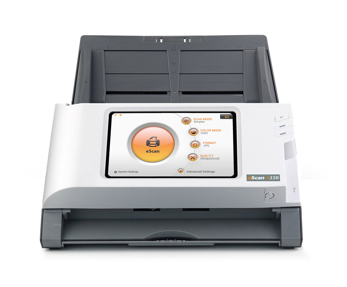 Plustek eScan A350 Essential ADF scanner 600 x 600 DPI A4 Black, White
