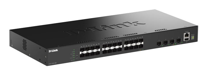 D-Link 28-Port Gigabit SFP Stackable Smart Managed Switch with 4 x 10G SFP+ Ports