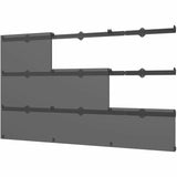 Peerless LEDUNVL-3X3 signage display mount 139.7 cm (55") Black
